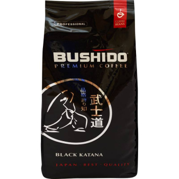 Кофе зерновой BUSHIDO Black Катана, 1000г