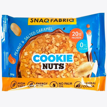 Печенье Snaq Fabrio 35г арахисовый десерт соленая карамель