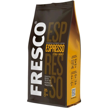 Кофе зерновой FRESCO Espresso Italiano, натуральный, темнообжаренный, 900г