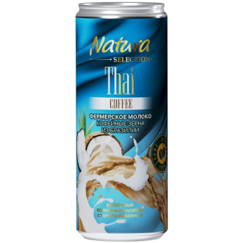 Напиток Natura Selection Kофейный кокос-ваниль 4,7%БЗМЖ, 220мл 