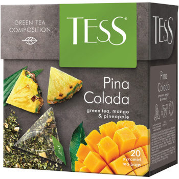 Чай зеленый Tess Pina Colada, 20пак