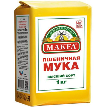 Мука высший сорт Макфа, 1кг