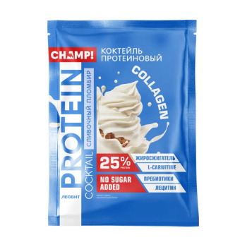 Коктейль протеиновый Champ! Сливочный пломбир, сухая смесь, 30г
