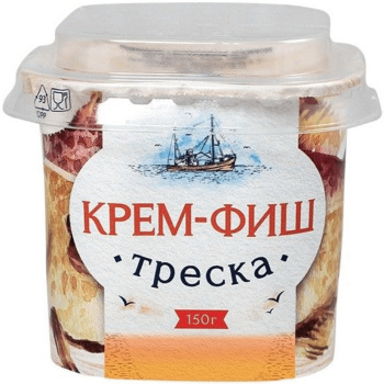 Паста крем-фиш рыбная, треска, Европром, 150г