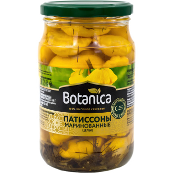 Патисоны Botanica маринованные, 720мл