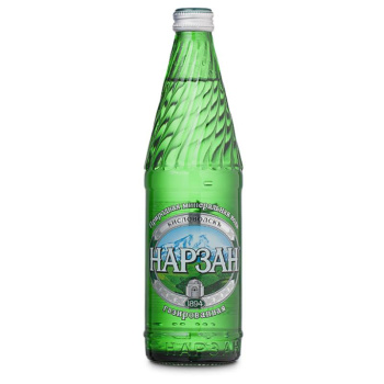 Вода минеральная Нарзан Холдинг, газированная, 0,5л