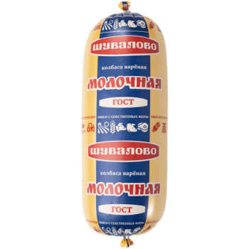 Колбаса вареная Молочная Шувалово ГОСТ категория А