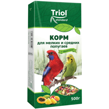 Корм Triol Standard 500г для мелких и средних попугаев