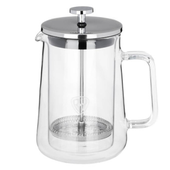 Френч-пресс 600мл жаропрочное стекло двойные стенки BY COLLECTION 850-202