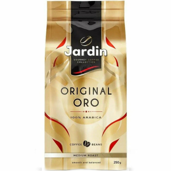 Кофе JARDIN ОРО жареное зерно, 250г 