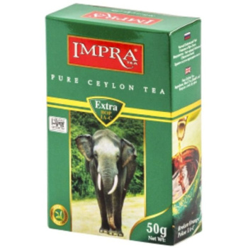 Чай Impra черный мелколистовой, зеленая серия, 50г
