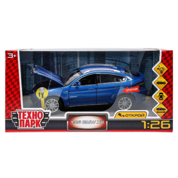 Машина металлическая BMW X6, 20см, Технопарк 