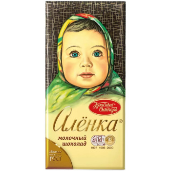 Шоколад молочный Алёнка Красный Октябрь, 90г
