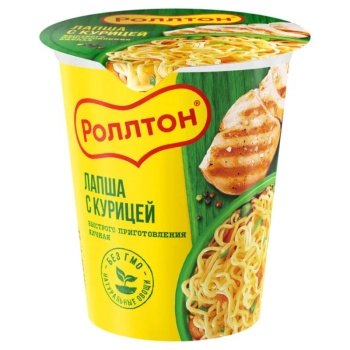Лапша Роллтон яичная, куриная, 70г 