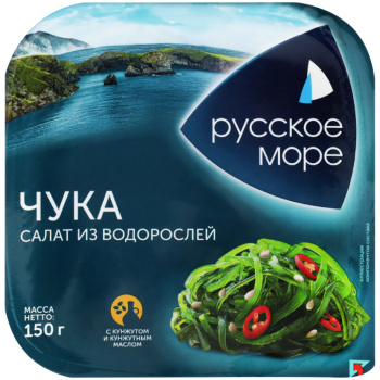 Салат Чука из морских водорослей Русское море, 150г