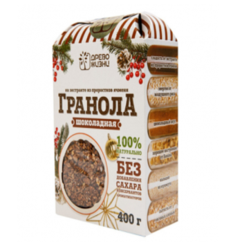 Гранола Древо жизни 400г Шоколадная