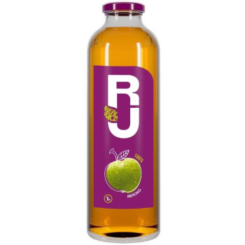 Сок RJ Яблочный для детского питания, 1л