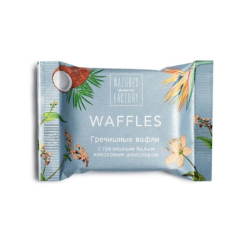 Вафли гречишные Nature s own factory 20г с гречишным белым кокосовым шоколадом