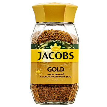 Кофе растворимый Jacobs Gold, 95г