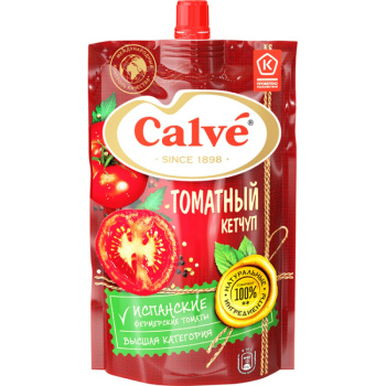 Кетчуп Calve Томатный 350г