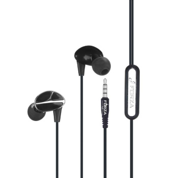 Наушники проводные внутриканальные гарнитура надежная фиксация FORZA 410-049