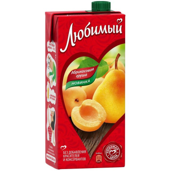 Напиток Любимый, абрикос, яблоко, груша, 0,95л