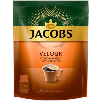 Кофе растворимый Jacobs Velour, 70г