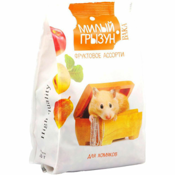 Корм ВАКА для шиншилл и морских свинок фруктовое ассорти, 200г