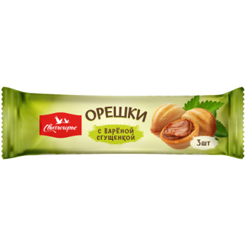 Орешки с вареной сгущенкой Свитлогорье, 60г