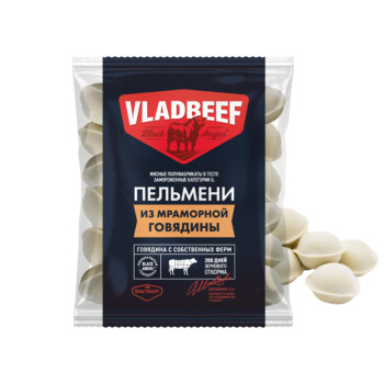 Пельмени из мраморной говядины Владимирский Стандарт, 430г