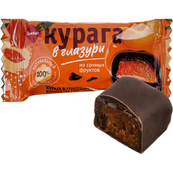 Батончик Тимоша Курага в глазури, 50г