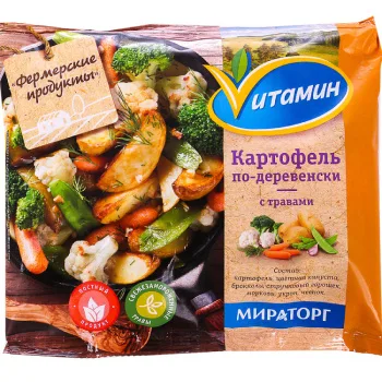 Картофель по-деревенски с травами Фермерские продукты, 400г