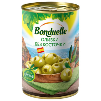 Оливки Bonduelle без косточки, 300г 