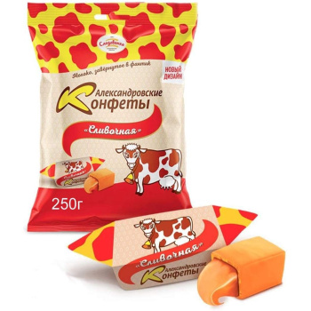 Конфеты Александровские, Сливочная, Сладовянка, 250г