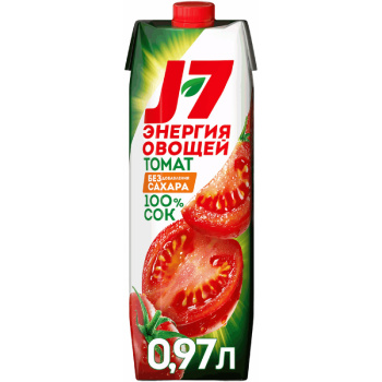 Сок J7 Фрукты целиком, томат, 0,97л