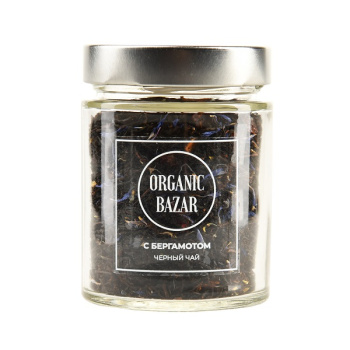 Чай Organic Bazar Бергамот черный, 60г  