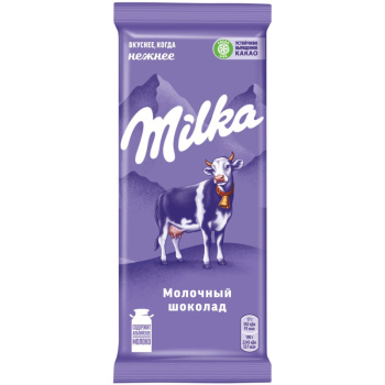 Шоколад молочный Milka, 90г