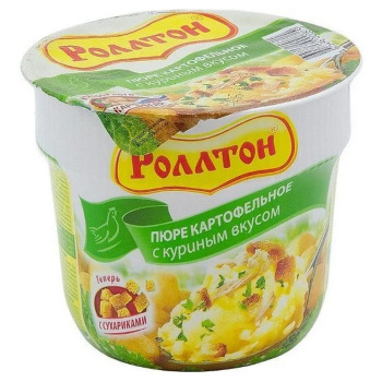 Пюре Роллтон со вкусом курицы, 40г 