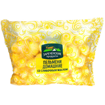 Пельмени Домашние со сливочным маслом Зареченские продукты, 700г 