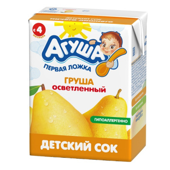 Сок Агуша 200мл груша