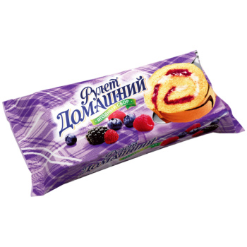 Рулет Домашний крем-ягодный сбор Раменский Кондитерский Комбинат, 150г