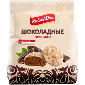 Пряники шоколадные Хлебный Дом, 300г