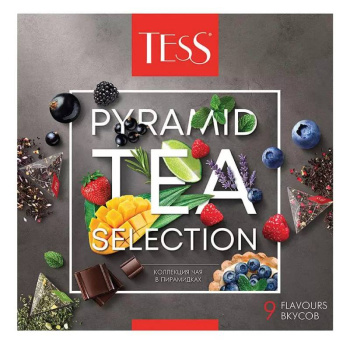 Чай Tess Подарочный набор, 9 пирамидок
