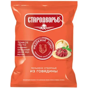 Пельмени Отборные говядина Стародворье, 430г