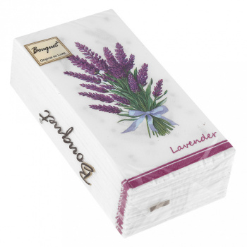 Салфетки бумажные Bouquet Original de Luxe 2 слойные, в ассортименте, 20шт 