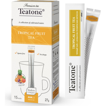 Чай TeaTone 15пак Тропические фрукты черный