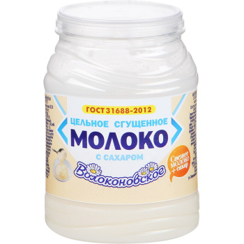 Молоко Волоконовское цельное сгущенное ГОСТ 380г