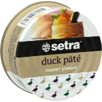 Паштет Setra утиный, 100г