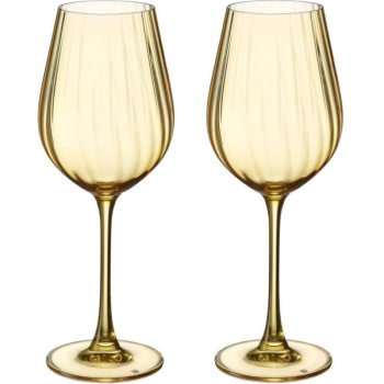 Набор рюмок для красного вина COLUMBA OPTIC, декор оранжевый, 2шт, 500мл