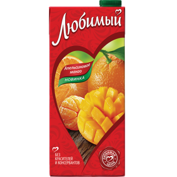 Нектар Любимый Сад, апельсиновое манго, 1,93л